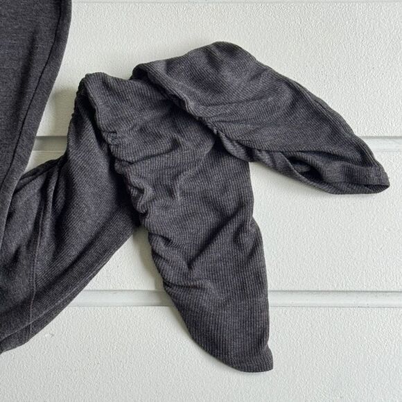 Athleta Women's Charcoal Gray Pull-On Restore Slim Ruched Leggings Size Small - Picture 3 of 6